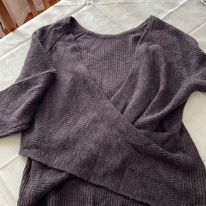 Aerie EUC Plum Colored Sweater